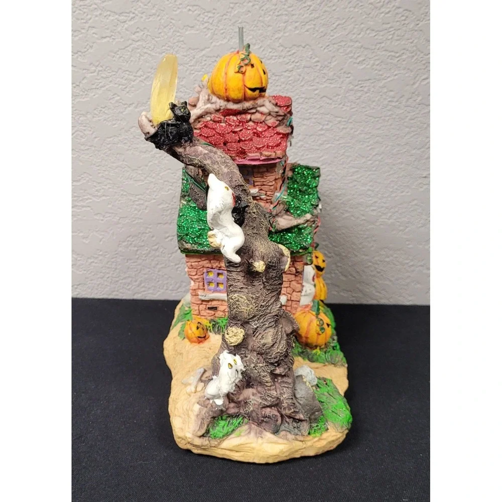 Target LED Village With Flying Witch - Halloween Decoration 2009 See Description